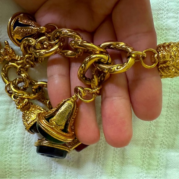 Chanel Gripoix Stamp Bracelet - Picture 10 of 11